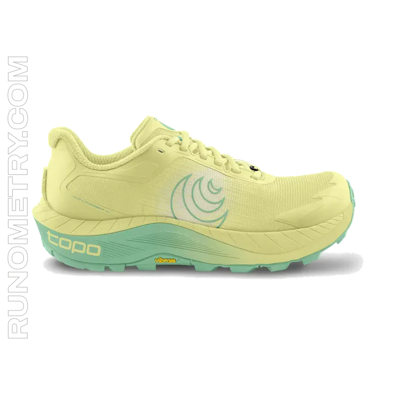 Topo Athletic MTN Racer 4, widok z boku, Żółty