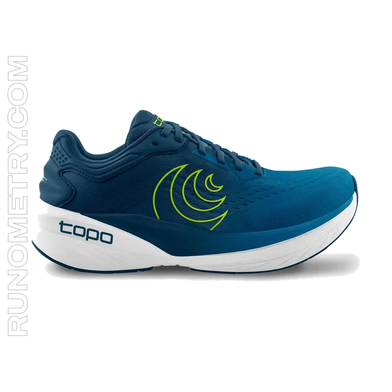 Topo Athletic Phantom 4, vista lateral, Azul