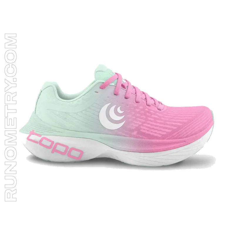 Topo Athletic Specter 2, widok z boku, Różowy