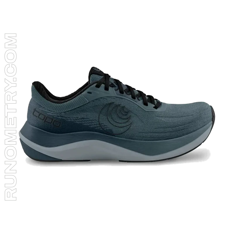 Topo Athletic Ultrafly 6, pohled z boku, Šedá