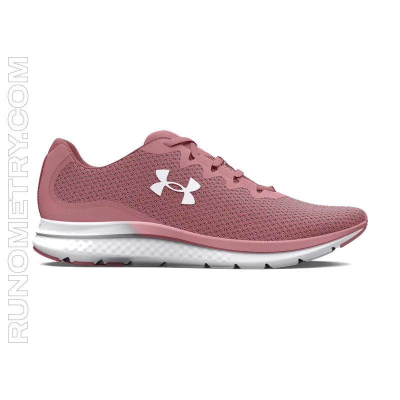 Under Armour Charged Impulse 3, pohled z boku, Růžová