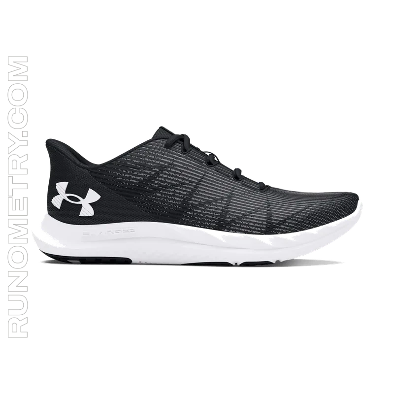 Under Armour Charged Speed Swift, pohled z boku, Černá