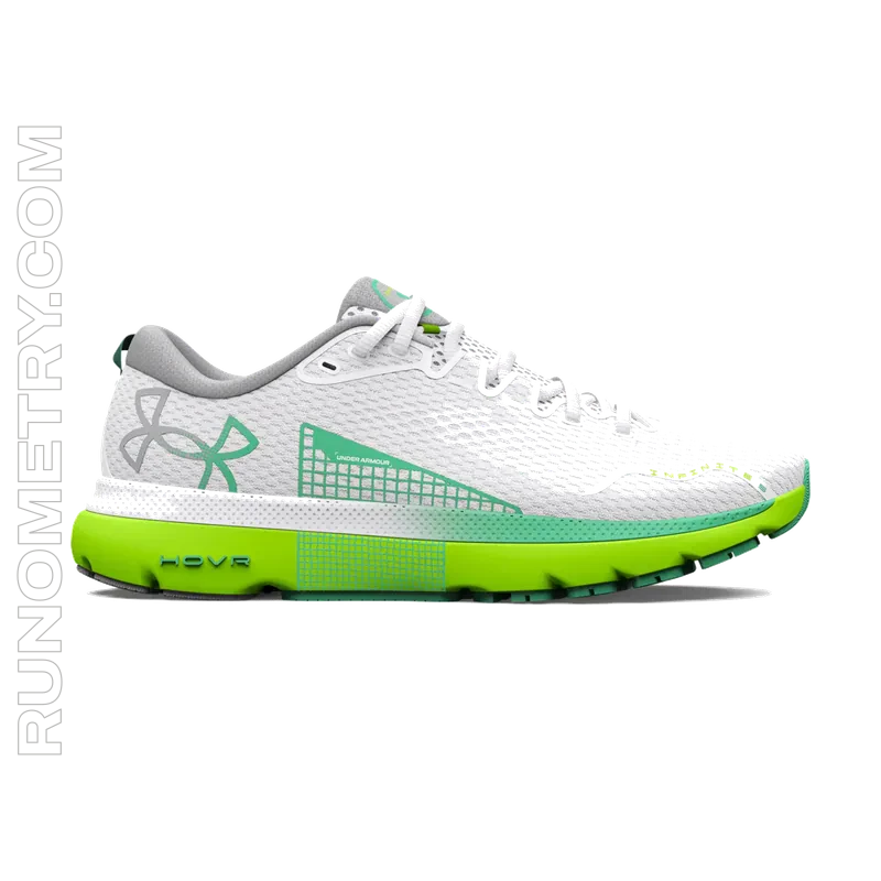 Under Armour HOVR Infinite 5, pohled z boku, Bílá
