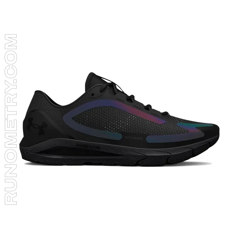 Under Armour HOVR Sonic 5 Storm, vista lateral, Negro