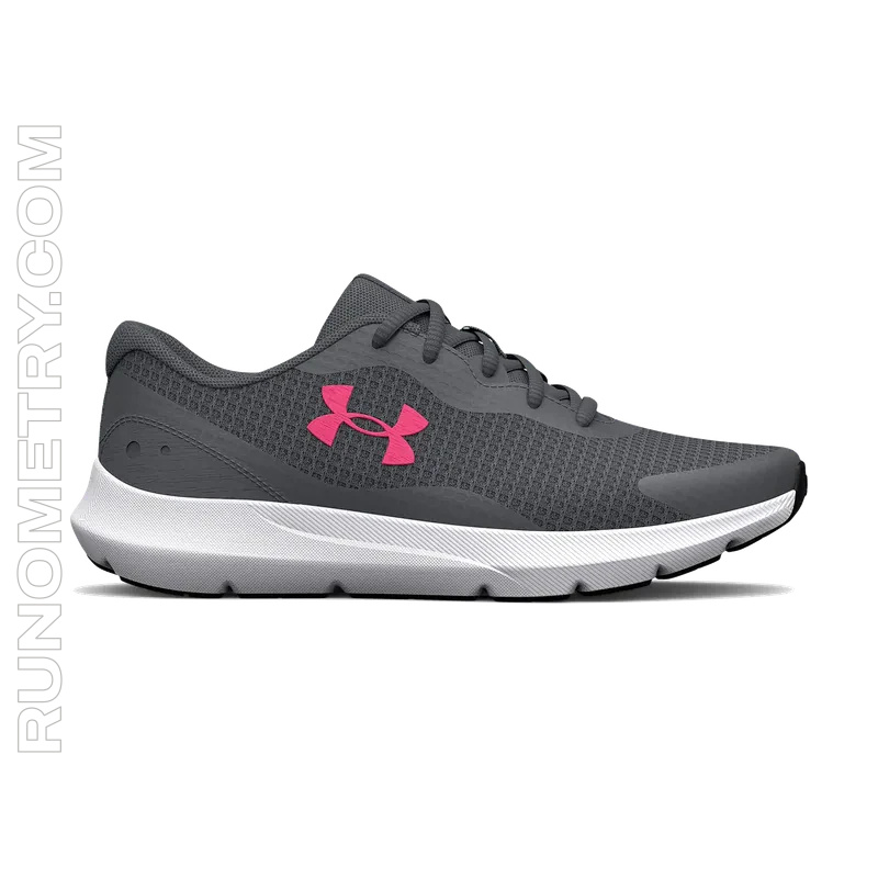 Under Armour Surge 3, pohled z boku, Šedá