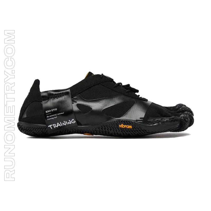 Vibram FiveFingers KSO EVO, Seitenansicht, Schwarz