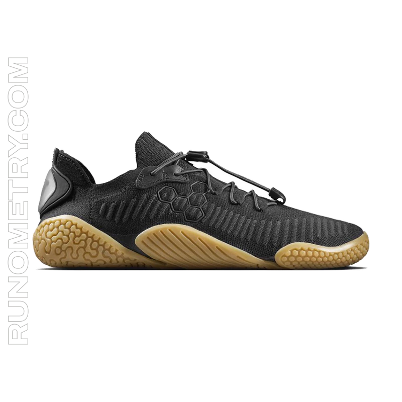 Vivobarefoot Motus Flex Natural, side view, Black