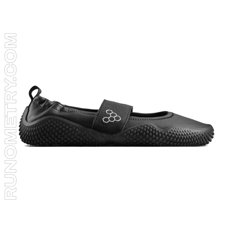 Vivobarefoot Motus Studio Ballet, side view, Black