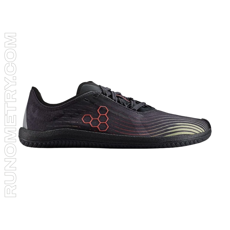 Vivobarefoot Primus Flow, vue de côté, Noir