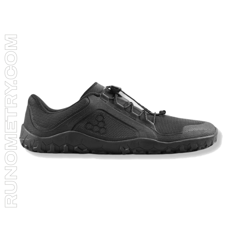 Vivobarefoot Primus Trail 3.5 FG, pohled z boku, Černá
