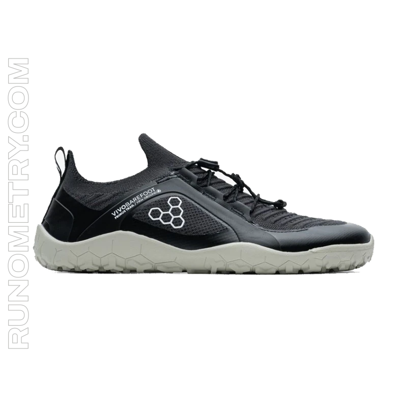 Vivobarefoot Primus Trail Knit FG, vue de côté, Noir